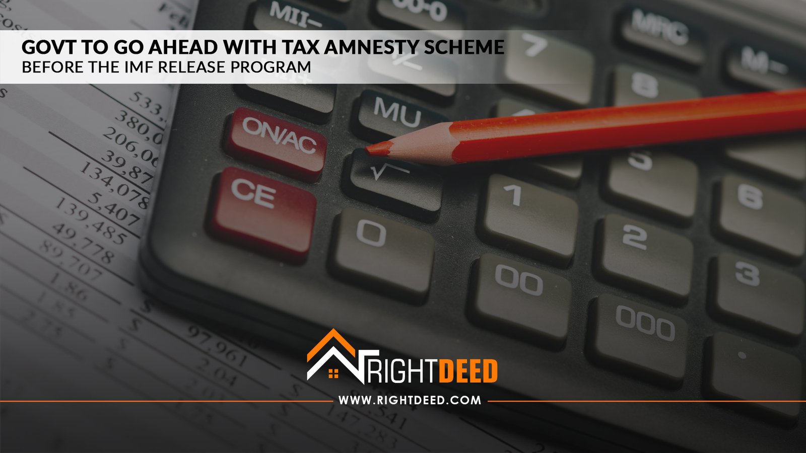 Govt To Go Ahead with Tax Amnesty Scheme Before the IMF Release Program