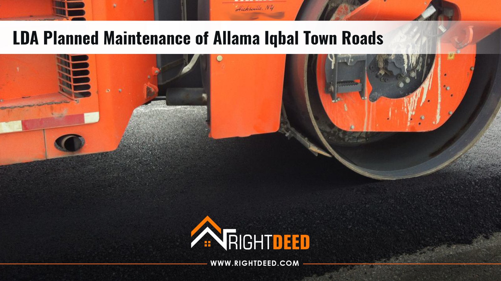 LDA Planned Maintenance of Allama Iqbal Town Roads