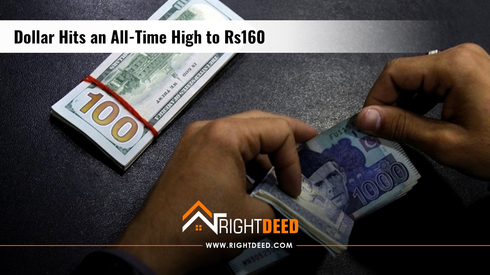 Dollar Hits an All-Time High to Rs160