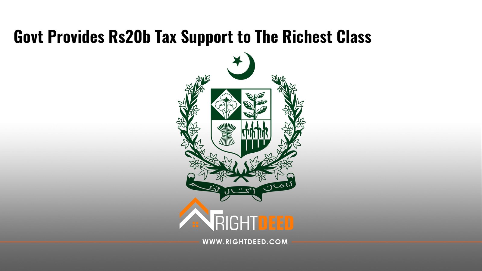 Govt Provides Rs20b Tax Support to The Richest Class