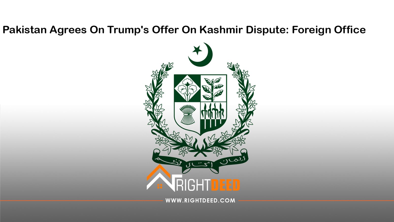 Pakistan Agrees On Trump's Offer On Kashmir Dispute: Foreign Office