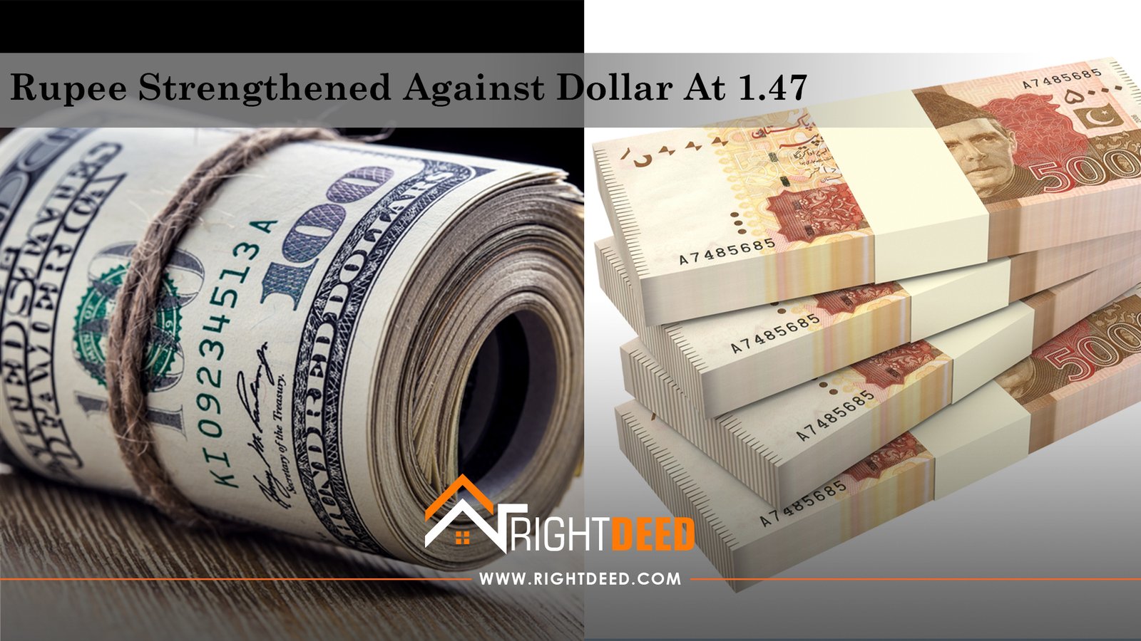 Rupee Strengthened Against Dollar At 1.47