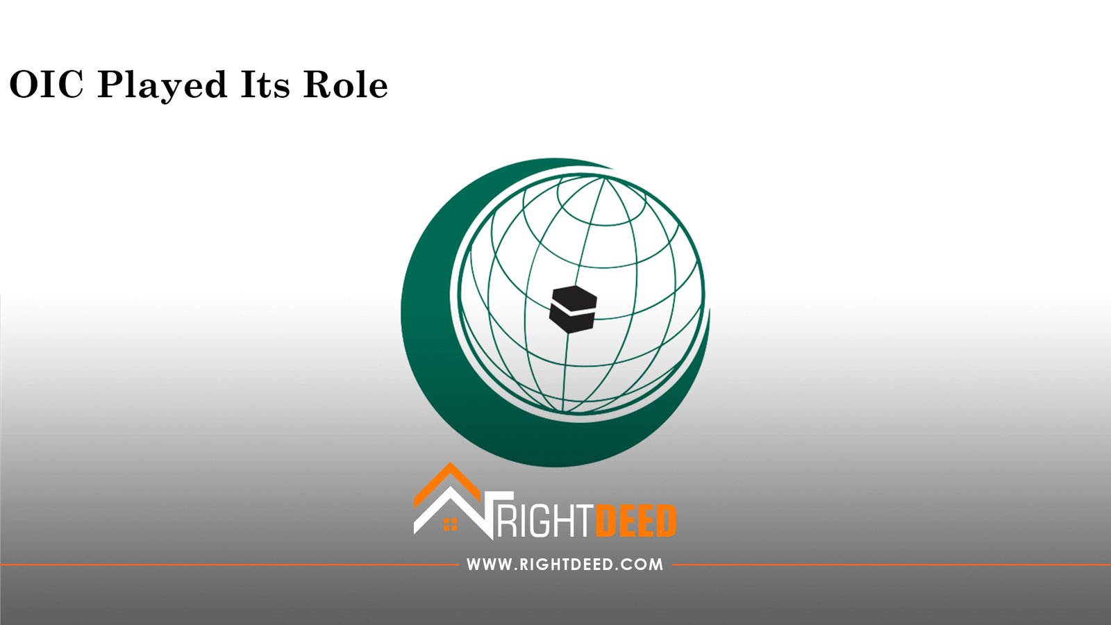 OIC Played Its Role to Ask India To End Curfew in Kashmir Immediately