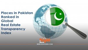 Places in Pakistan ranked in Global Real Estate Transparency Index
