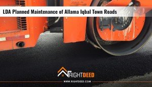 LDA Planned Maintenance of Allama Iqbal Town Roads