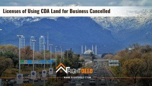 Licenses of Using CDA Land for Business Cancelled