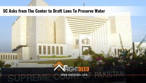 SC Asks from The Center to Draft Laws To Preserve Water