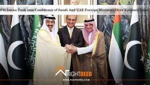 PM Imran Took into Confidence of Saudi And UAE Foreign Ministers Over Kashmir Issue