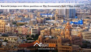 Karachi jumps over three position on The Economist’s Safe Cities Index